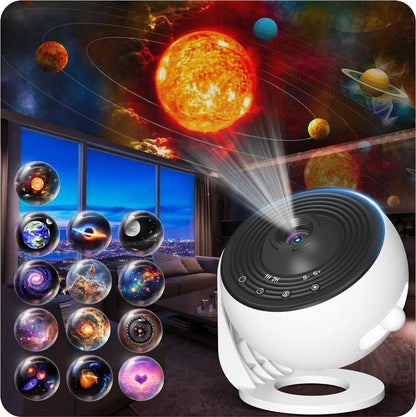 3D Galaxy Star Projector with Music & Remote Control 🌌✨