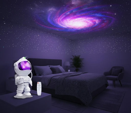 Astronaut Galaxy Star Projector – Cosmic Nebula Night Light 🚀✨