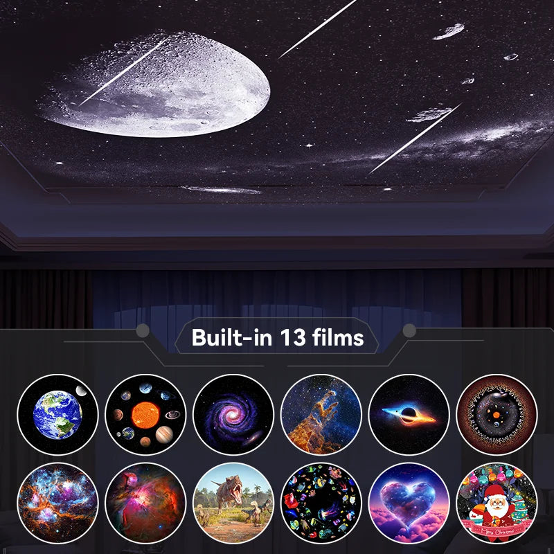 Aurora Galaxy Projector – Northern Lights Starry Sky Night Light 🌌