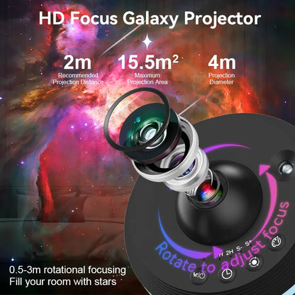 Aurora Galaxy Projector – Northern Lights Starry Sky Night Light 🌌