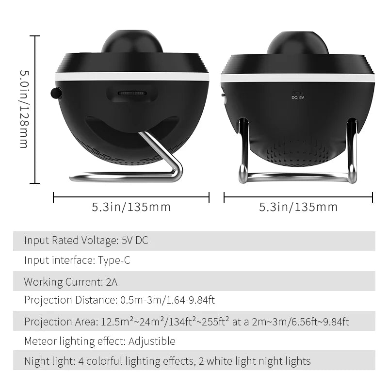 Aurora Galaxy Projector – Northern Lights Starry Sky Night Light 🌌