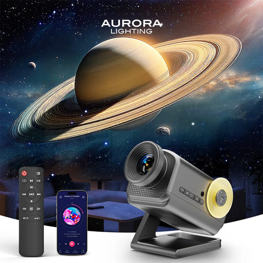 Cosmic Ocean Wave Projector – LED Galaxy Mood Night Light 🌊✨
