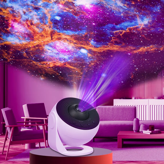 3D Galaxy Star Projector with Music & Remote Control 🌌✨